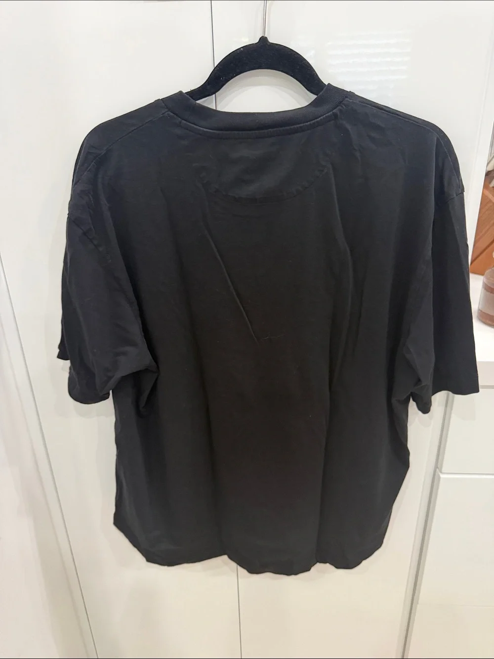 Bally Black Tee with White St. Moritz Switzerland Graphic